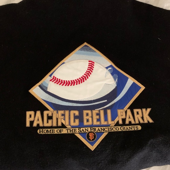 San Francisco Giants Leather Varsity Jacket Vintage Size XL - Picture 3 of 4